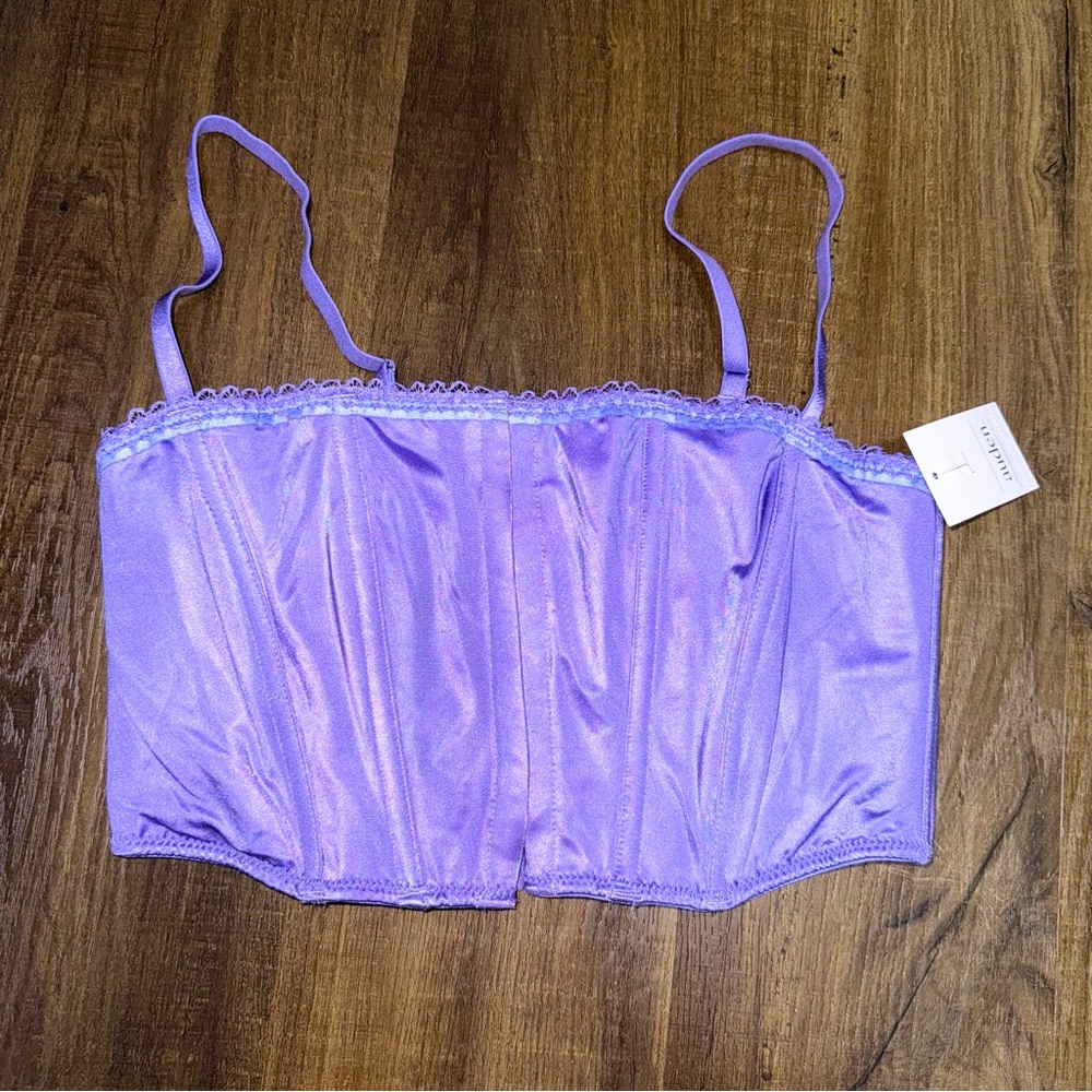 NWT Target Auden Purple Corset Top